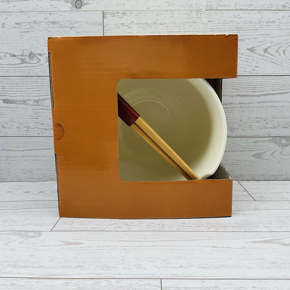 Maruchan Ramen Noodle Bowl with Chopsticks..Ramen Bowl.. NEW In Box - Picture 7 of 7